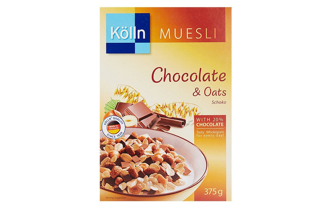 Kolln Muesli Chocolate & Oats Schoko   Box  375 grams